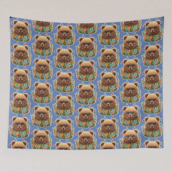 Item preview, A Cool Brown Bear designed and sold by ZooStateofMind.