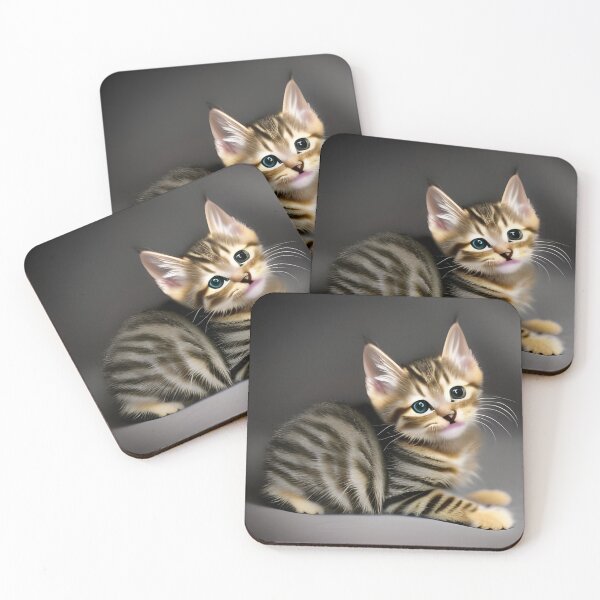 Item preview, Cute fluffy tabby cat baby designed and sold by MarionsArt.