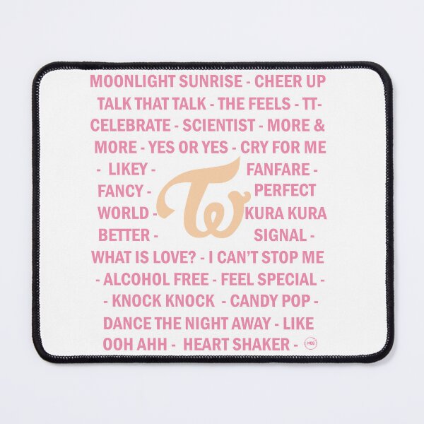 Item preview, Design with TWICE songs designed and sold by mbs-desing.