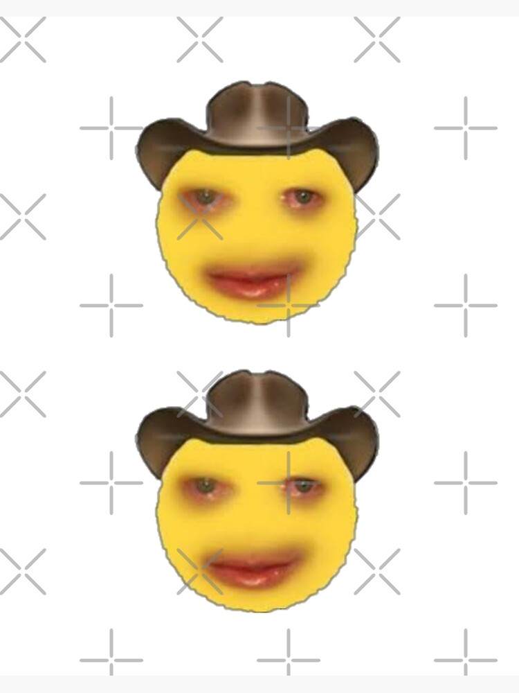 Cursed Emoji Meme Art Board Prints for Sale