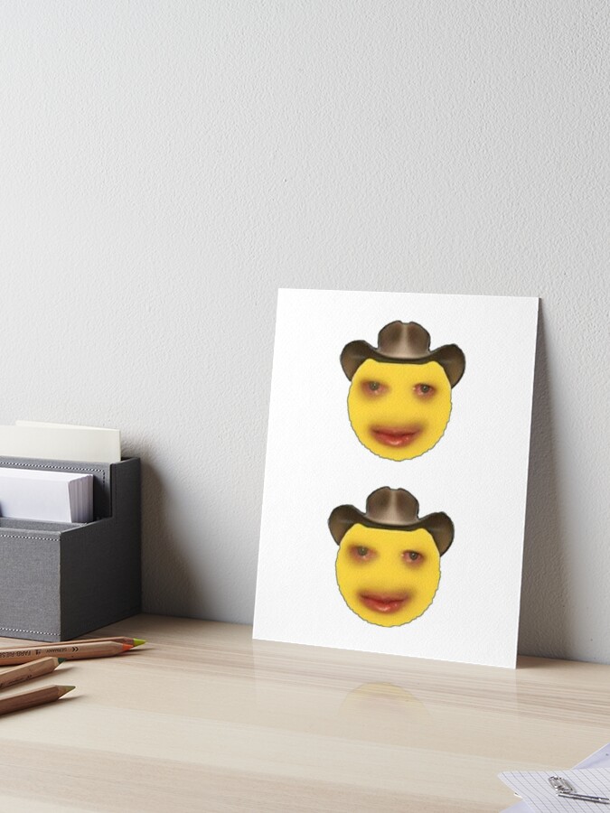 cursed emoji sticker pack Poster for Sale by Kaito Designs