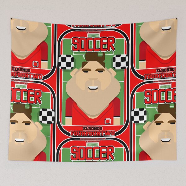 Item preview, Soccer/Football Red and Black - Elrondo Fourfourtwo - Bob version. designed and sold by boxedspaper.