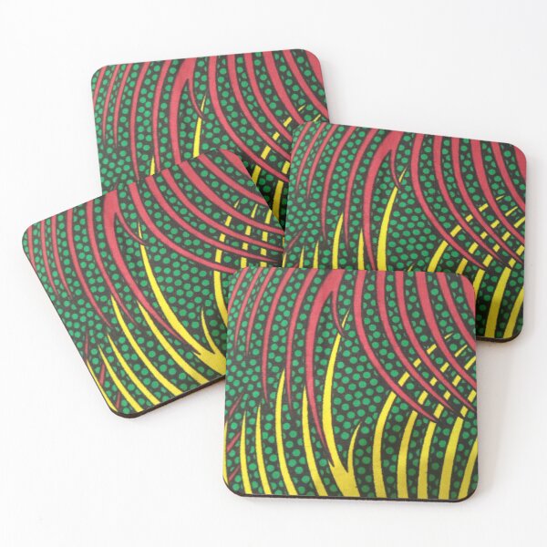 Item preview, Red yellow green print design designed and sold by textileprint.