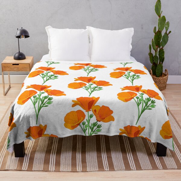 Item preview, California Poppy Flower designed and sold by linebyline.