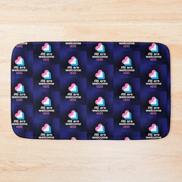 Item preview, All are welcome here -- accepting love heartwarming  designed and sold by glitchman2.