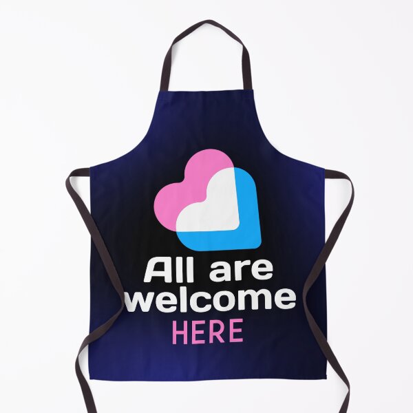 Item preview, All are welcome here -- accepting love heartwarming designed and sold by glitchman2.