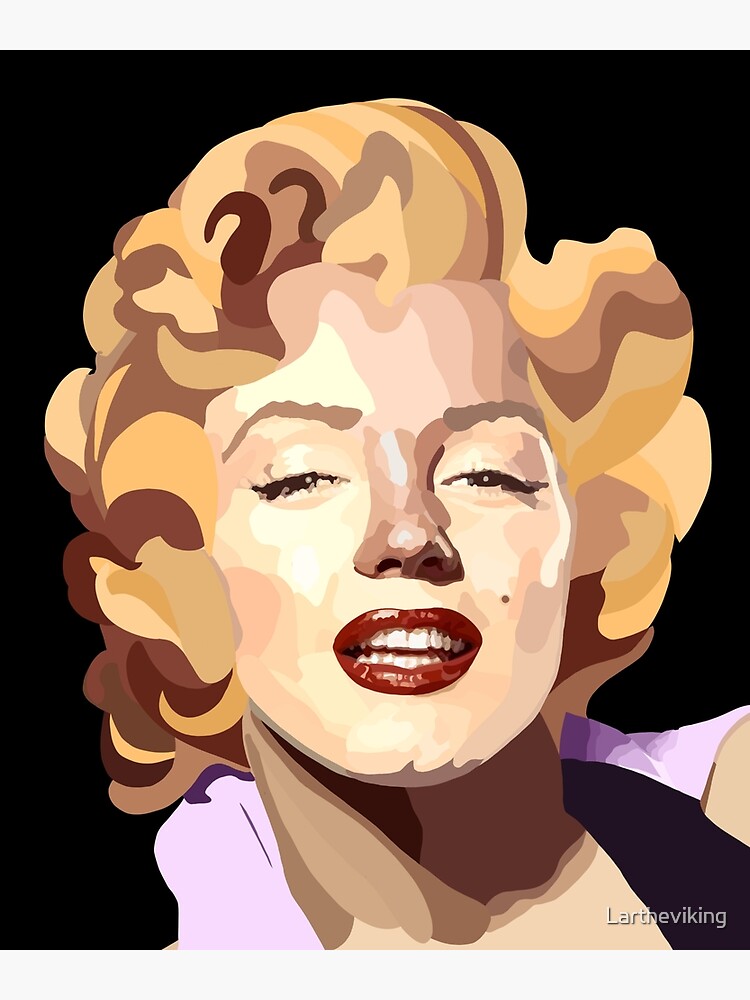 Marilyn Monroe Hollywood poster