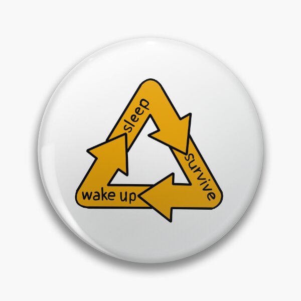 Item preview, Wake Up Sleep Survive Repeat designed and sold by Puffoo.