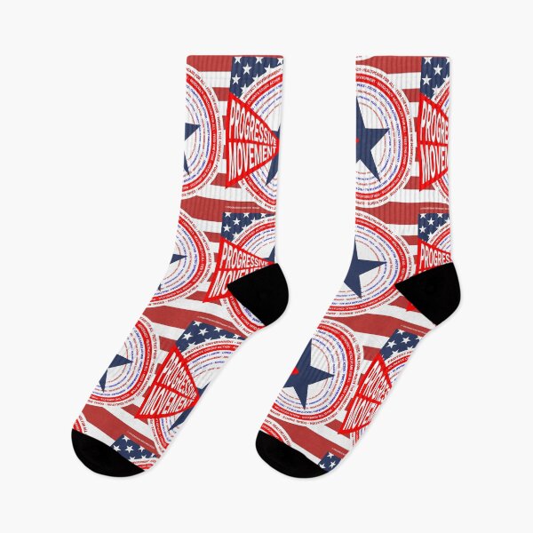 Item preview, PMD00257 Progressive Movement Designs Stars and Stripes with progressive goals designed and sold by ProgressiveLeft.