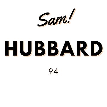 Sam Hubbard Classic T-Shirt Sticker for Sale by Kunalbeechshop