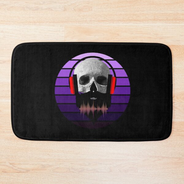 Item preview, viking vintage skull retro grooving beard designed and sold by Swagmode.