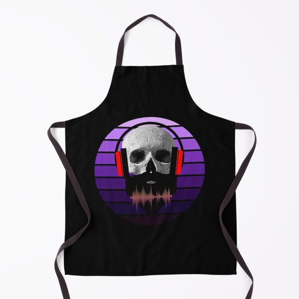 Item preview, viking vintage skull retro grooving beard designed and sold by Swagmode.