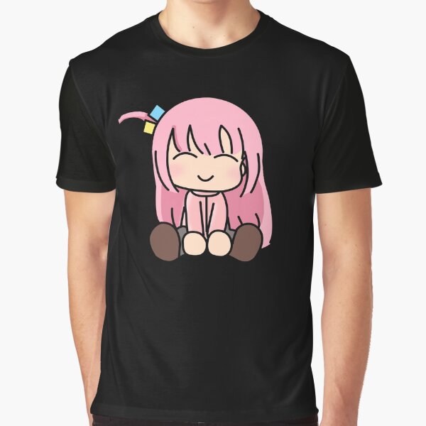 Aperçu de l'œuvre Bocchi le Rocher ! Art chibi créée et vendue par T-TEES Clothing.