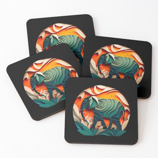 Item preview, Elephant - The Cut-Out Collection designed and sold by FiveIntentions.