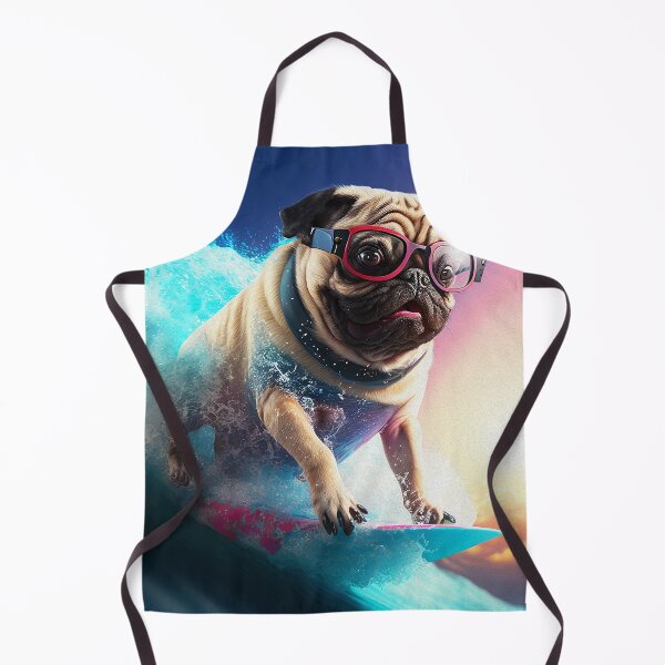 Item preview, Cute Surfer Pug 2 designed and sold by Artistic Pandas.