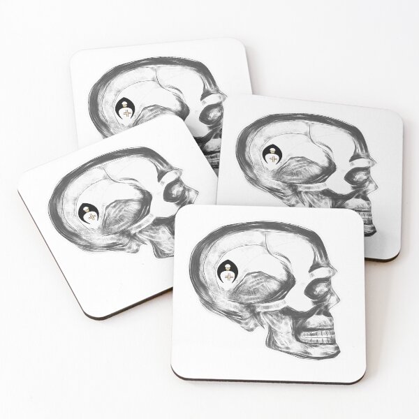 Item preview, right side skull designed and sold by Ahicar Cruz.