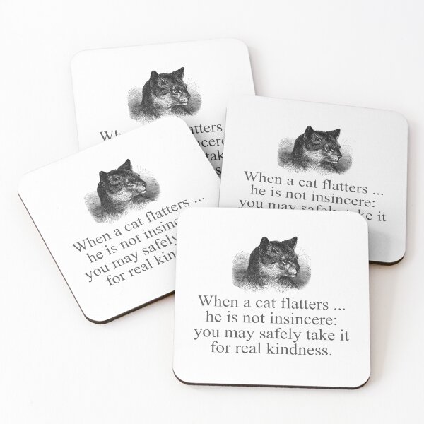 Item preview, When A Cat Flatters  designed and sold by CrankyOldDude.