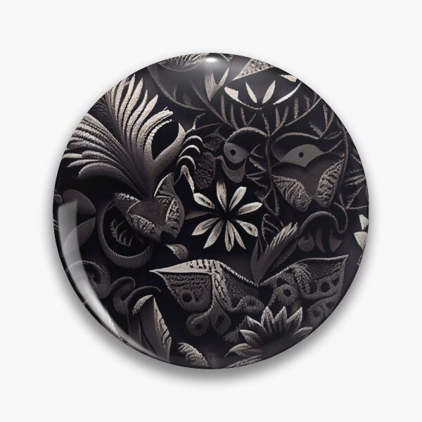 Artikelvorschau, Complex Rough Black California Chic Pattern Digital Painting entworfen und verkauft von CodeAndColors.