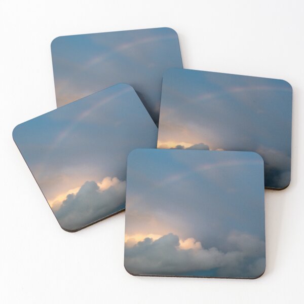 Item preview, Amazing cloudy sky with colorful rainbows designed and sold by AlbertMi.