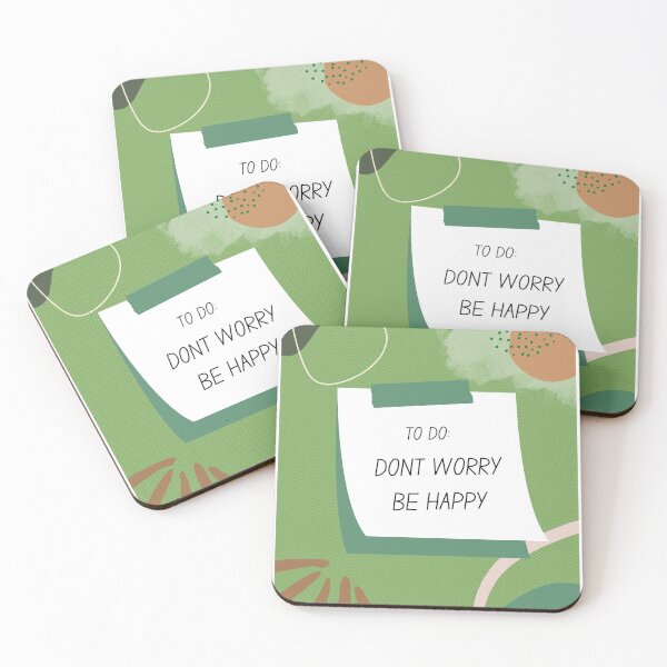 Item preview, 'don't worry, be happy' art print designed and sold by beccamb.