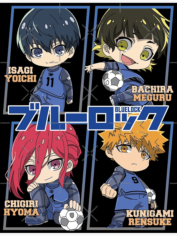 Blue Lock ブルーロック, anime, soccer, red, anime boys