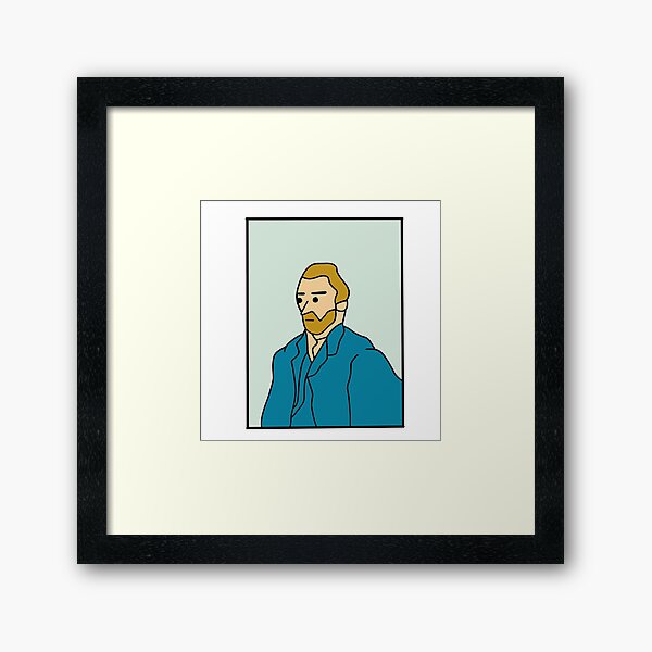Aperçu de l'œuvre Autoportrait de Vincent van Gogh créée et vendue par Puffoo.