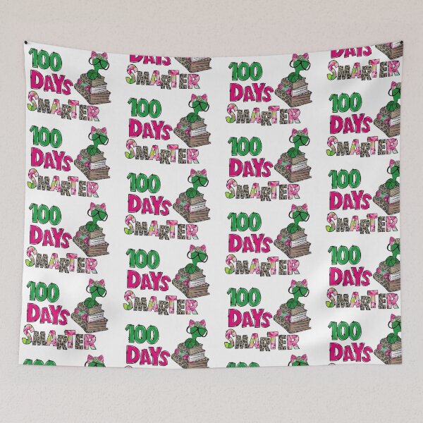 Item preview, 100 Days Smarter Bookworm designed and sold by FortuneCookieTs.
