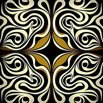 Imagen de la obra Surreal Artistic Thick Energetic Simple Hollywood Chic Pattern Digital Painting de CodeAndColors