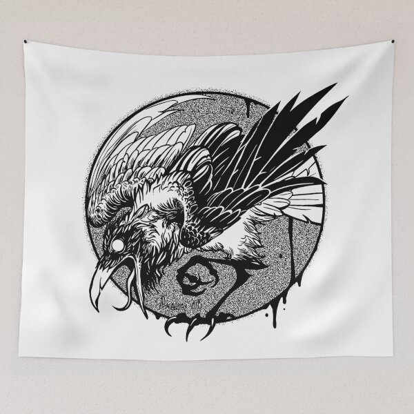 Item preview, Noisy raven designed and sold by Alaiaorax.