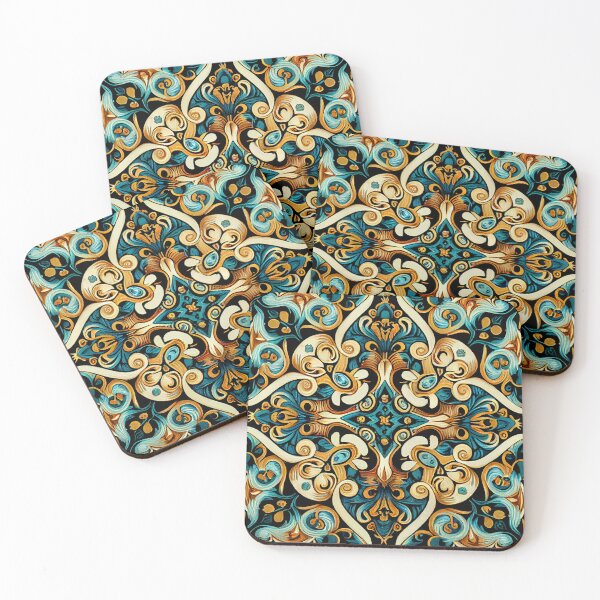 Item preview, Elegant Dazzling Divine Scandifornian Pattern Digital Painting designed and sold by CodeAndColors.