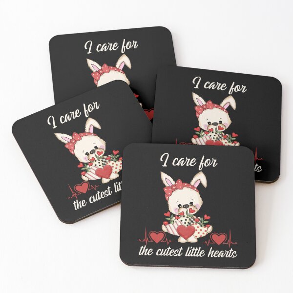 Item preview, I Care For The Cutest Little Hearts  designed and sold by RockBeeDesigns.