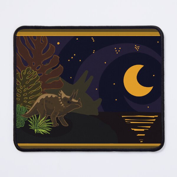 Item preview, Triceratops - Night designed and sold by DaisyCatnip.