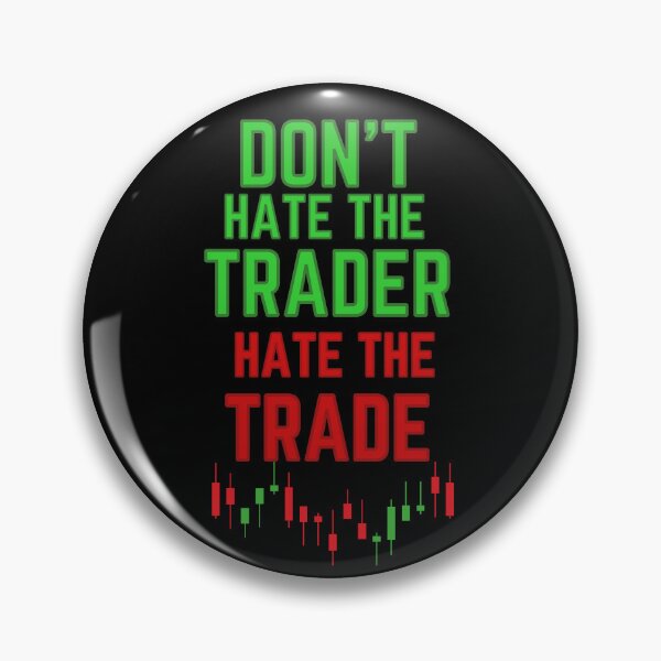 Item preview, DON'T HATE THE TRADER HATE THE TRADE RED AND GREEN CANDLESTICKS designed and sold by tradeculture143.