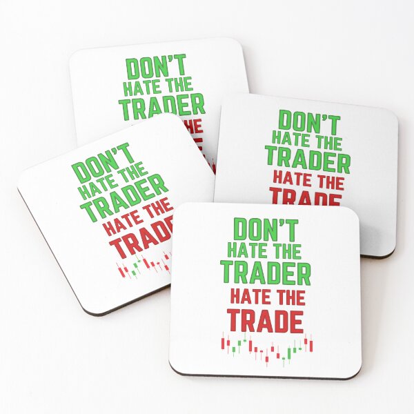 Item preview, DON'T HATE THE TRADER HATE THE TRADE RED AND GREEN CANDLESTICKS designed and sold by tradeculture143.