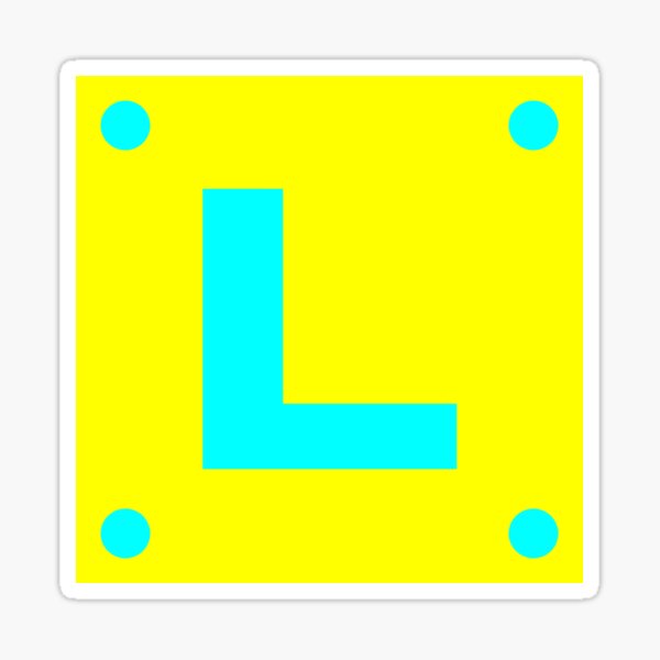 2 X Learner Sticker L Plate Stickers Legal Learner Driver Sticker Self  Adhesive