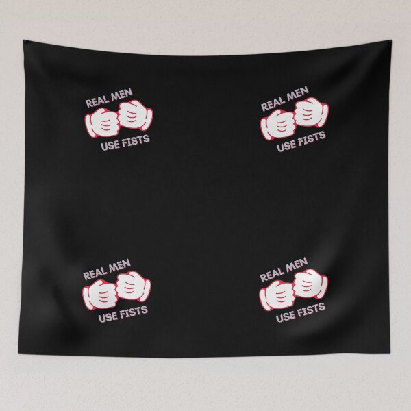 Item preview, Copy of Copy of Real men use fists designed and sold by NikkosDesigns.