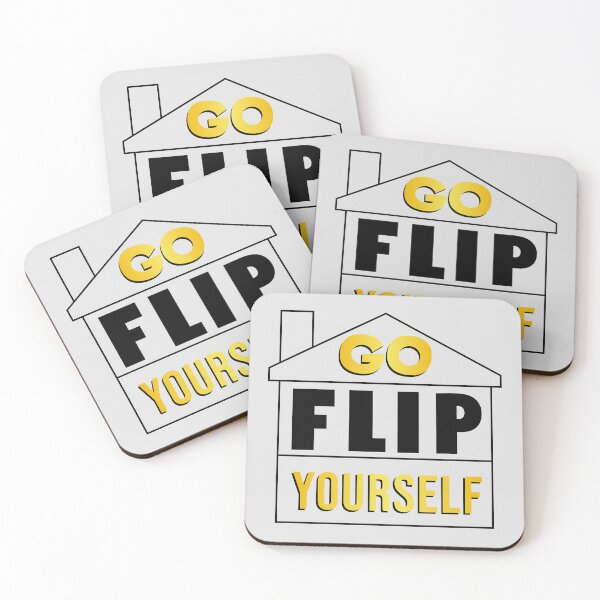 Item preview, Go Flip Yourself (yellow- What we do in the shadows) designed and sold by NickiPost.