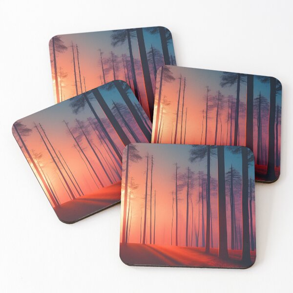 Artikelvorschau, Sunrise forest art entworfen und verkauft von brandway.