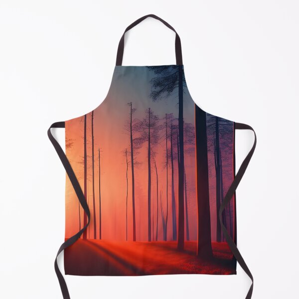 Aperçu de l'œuvre Sunrise forest art créée et vendue par brandway.