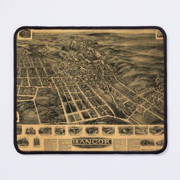 Item preview, Bangor, Pennsylvania (1918) designed and sold by allhistory.