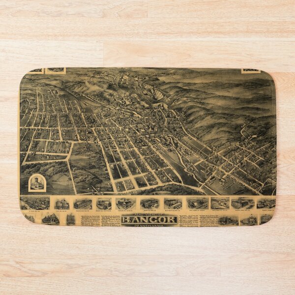 Item preview, Bangor, Pennsylvania (1918) designed and sold by allhistory.