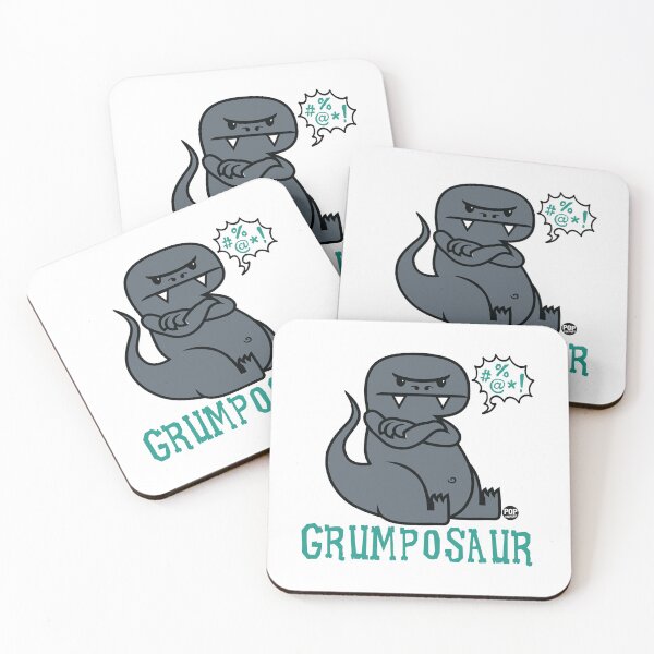 Item preview, Grumposaur - Funny dino design designed and sold by TODD GOLDMAN.