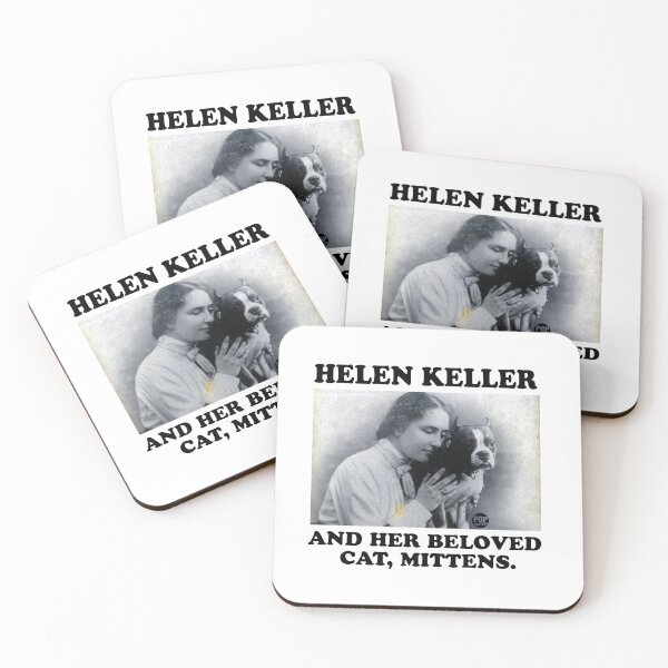 Item preview, Helen Keller - And her beloved cat mittens designed and sold by TODD GOLDMAN.