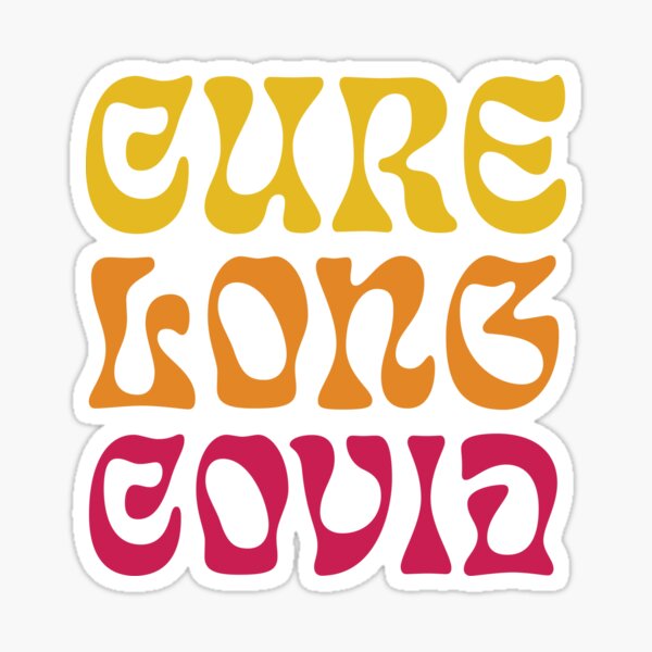 Item preview, Cure Long Covid (Pink Multi) designed and sold by longcovidthots.