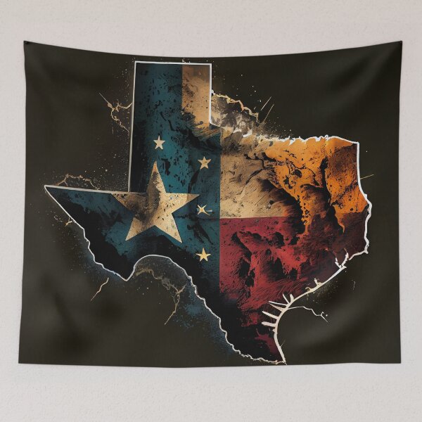 Item preview, Pintura digital con un diseño genial del oeste de Texas designed and sold by CodeAndColors.