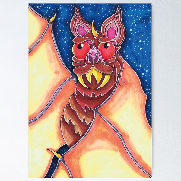 Item preview, Bat attitud designed and sold by Duende-Atomico.