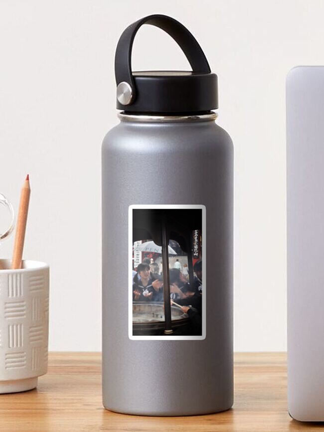 Thumbnail 1 of 3, Sticker, Autumn in Japan: Smoke Cleansing designed and sold by Jdubphotog.
