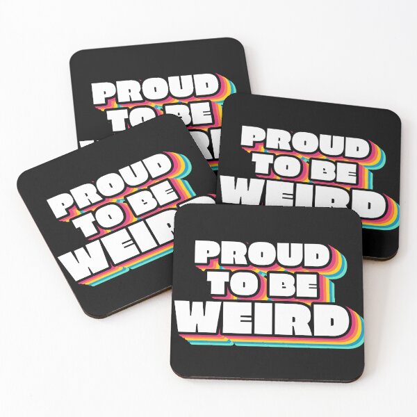Item preview, Proud To Be Weird Text Design designed and sold by BrightLightArts.