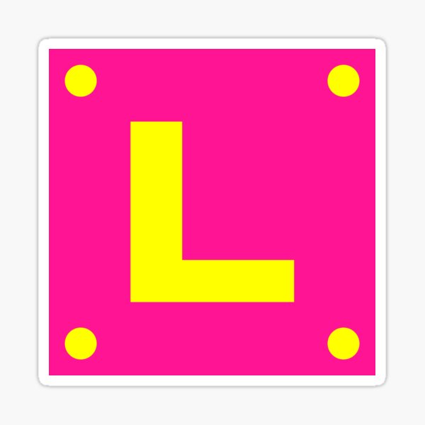 2 X Learner Sticker L Plate Stickers Legal Learner Driver Sticker Self  Adhesive