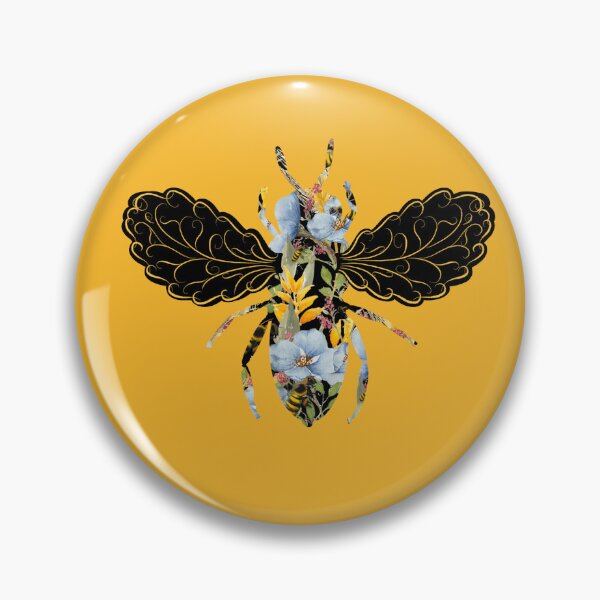 Item preview, Very Busy Golden Bee designed and sold by WhimsyLetters.